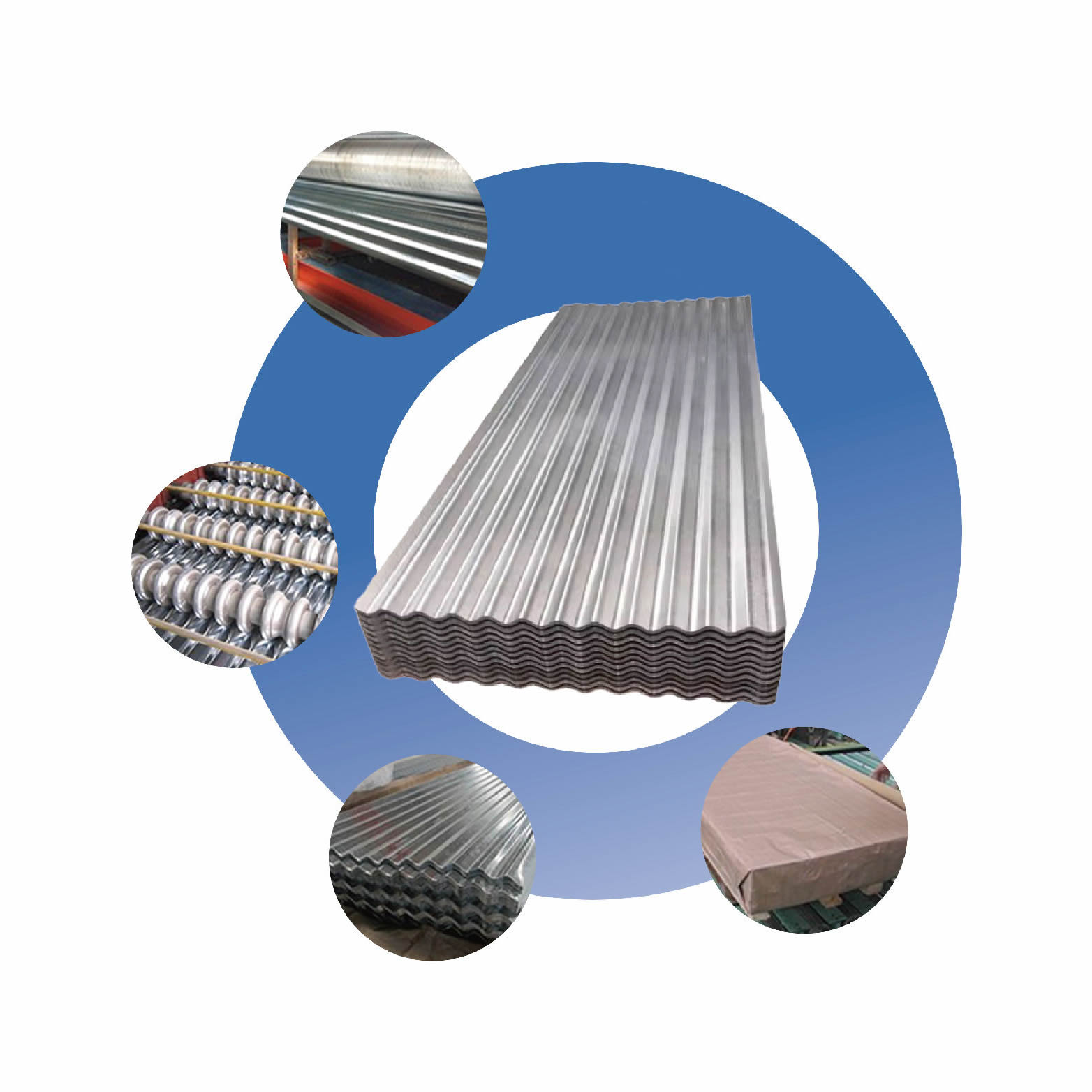Reasonable Price 1mm 3mm 5mm 6mm Hot Dipped Zinc Steel Plate Galvanized Corrugated Steel Sheets