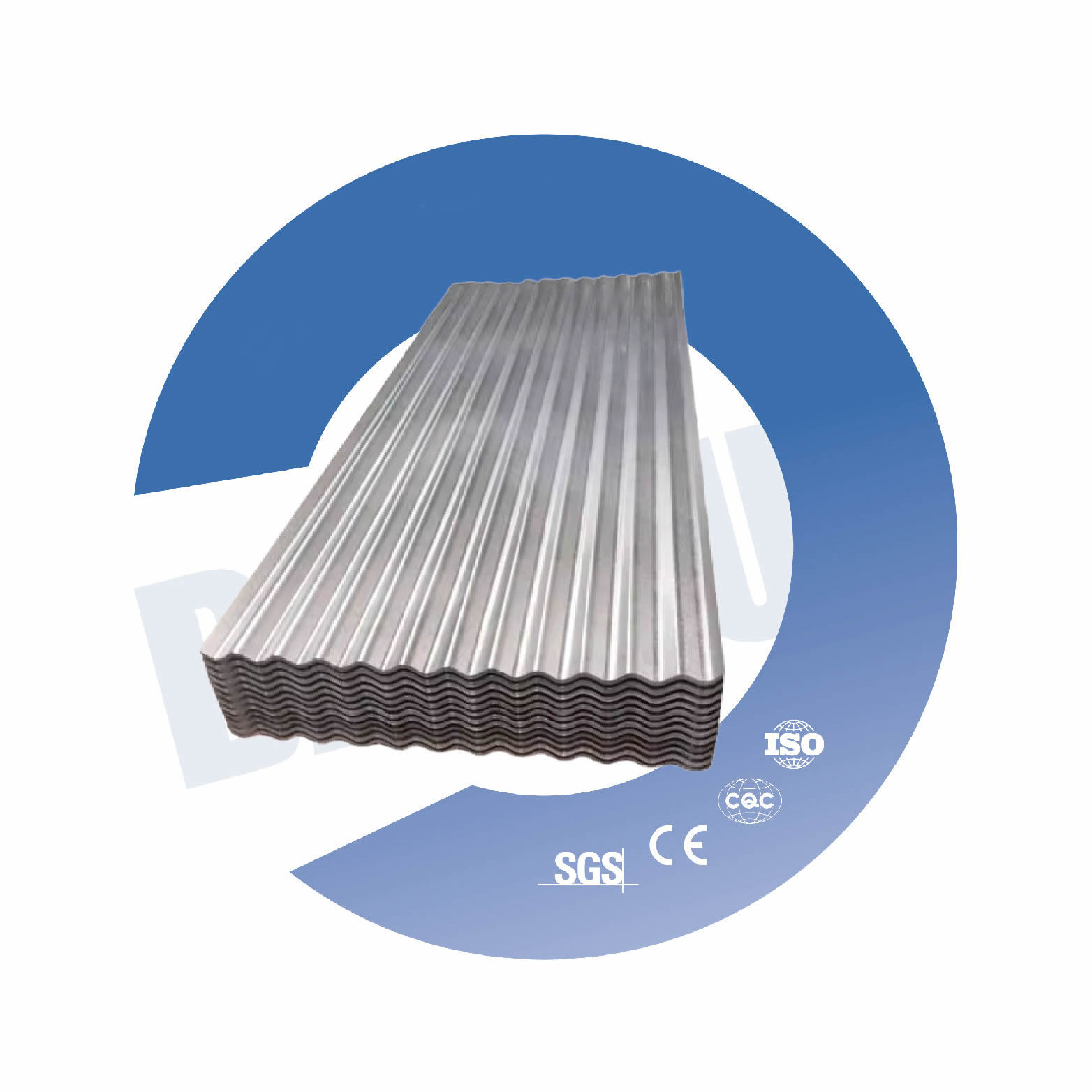 G550 Galvanized Corrugated Steel Iron Metal Sheet for Zinc Roofing Tile Cold Rolled Zinc Plate Galvanized Roof Panels