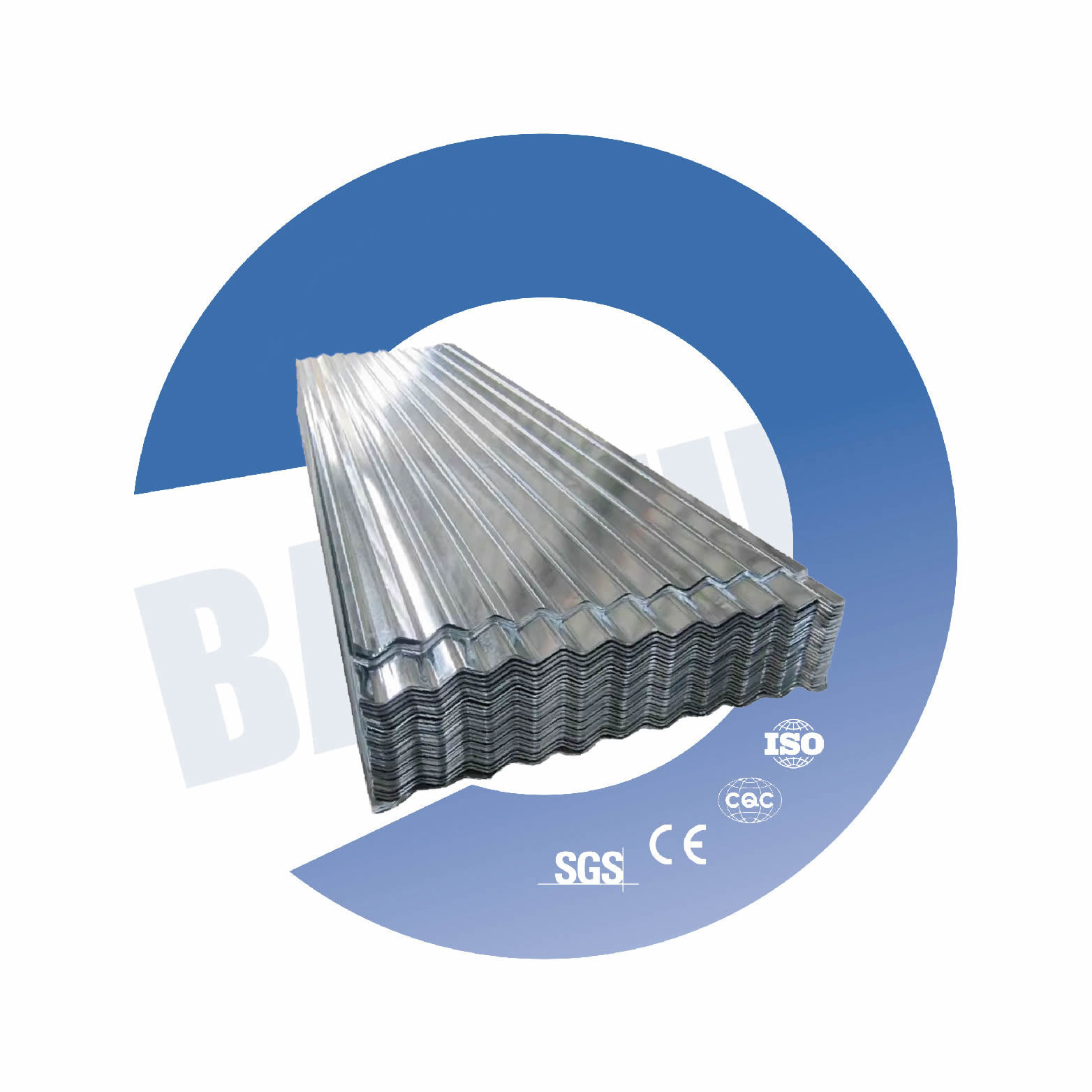 Zinc Aluminium Coating Roof Plates Panels Galvalume Corrugated Steel Sheet Roof Tile Plate Factory